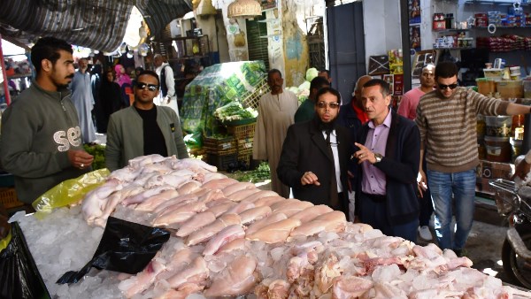 جولة مفاجئة لمحافظ أسوان على الأسواق لضبط الأسعار