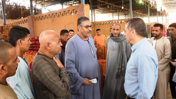 جولة ميدانية لمحافظ أسوان 