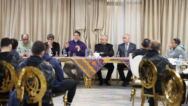  لقاء رئيس البنك الأهلي  مع اللاعبين 