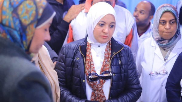 نائب محافظ الإسكندرية في زيارة لمستشفى جمال حماده
