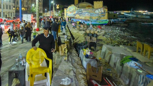 حملة بكورنيش الإسكندرية