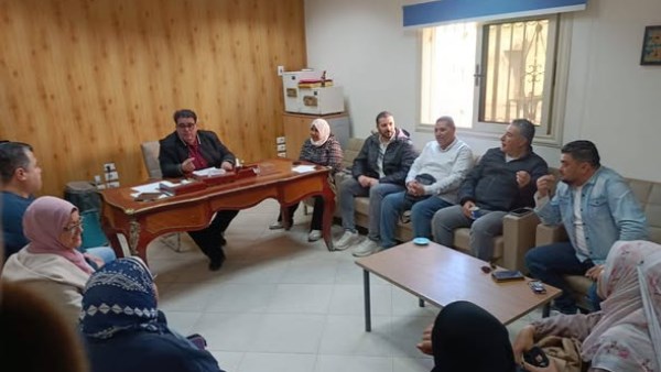 صحة مطروح: مناقشة السلبيات ووضع حلول وتلافيها وتذليل العقبات بمستشفى مطروح العام