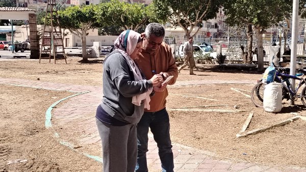 خلال المعاينة 