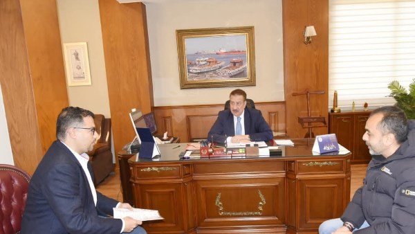 محافظ بورسعيد يستقبل رئيس منطقة آثار بورسعيد 