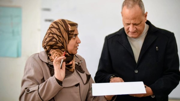 بدوي يتابع انتظام اليوم الدراسي بمدرسة طارق بن زياد الابتدائية