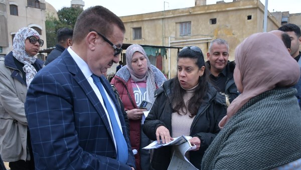 محافظ بورسعيد يوجه بالبدء الفوري في انشاء سوق العبور النموذجي