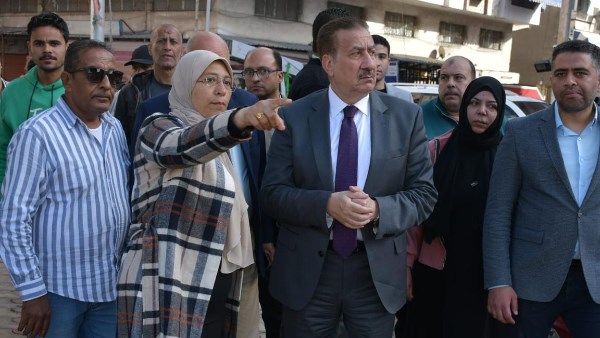 محافظ بورسعيد يتابع أعمال زراعة حديقة الفيروز بمبادرة 100 مليون شجرة بالعرب .. صور