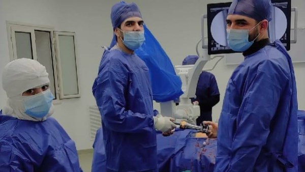 جانب من الجراحة 