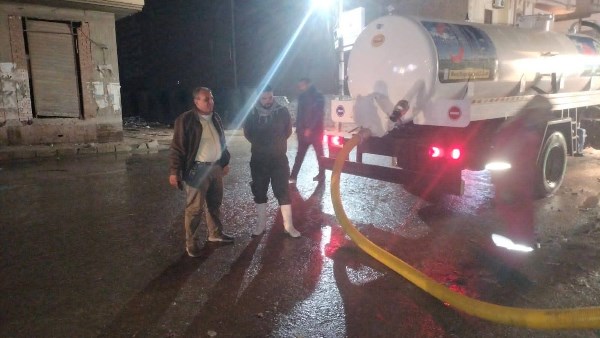 شفط مياه الأمطار 