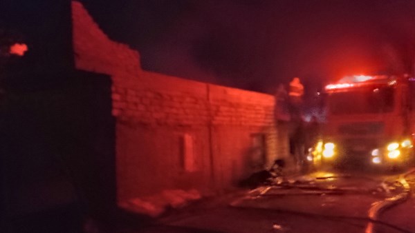 حريق مزرعة دواجن 