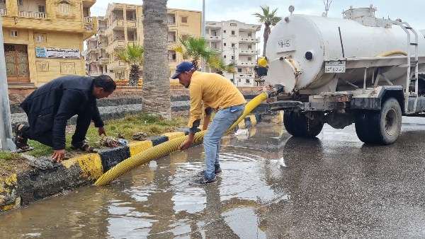 كسح مياه الأمطار 