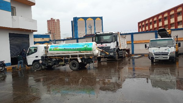 كسح مياه الأمطار 