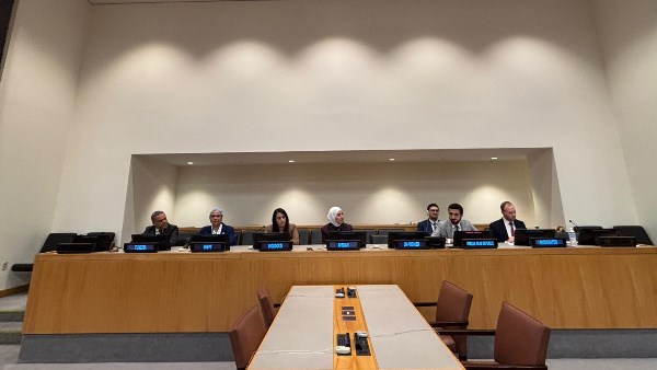 المستشارة أمل عمار في الحدث الجانبي الذي نظمته المملكة الأردنية الهاشمية 