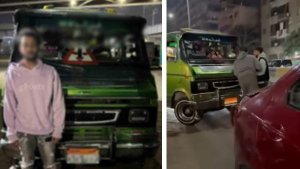 القبض على قائد ميكروباص صدم ملاكي بالقليوبية