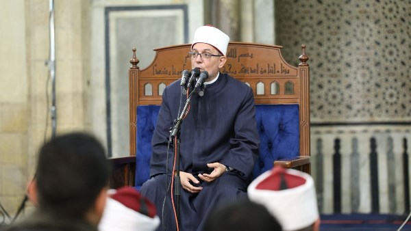 درس التراويح بالجامع الأزهر