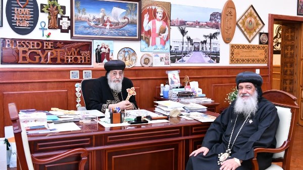 البابا تواضروس والأنبا جوزيف 