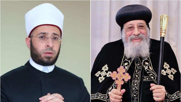 البابا تواضروس والدكتور أسامة الأزهري