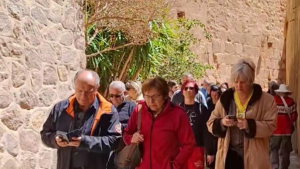 السياح بدير سانت كاترين 