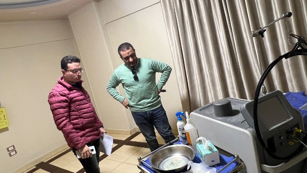 ضبط مركز طبى. مخالف