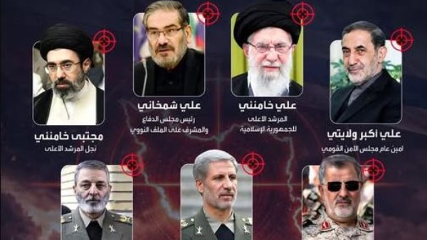 قادة إيران الذي جرى اغتيالهم