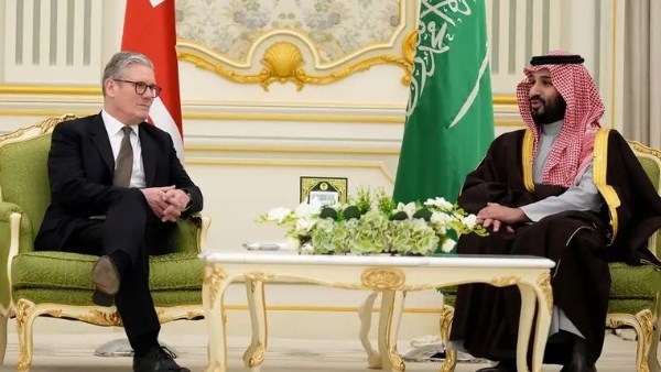 ولي العهد الأمير محمد بن سلمان وستارمر
