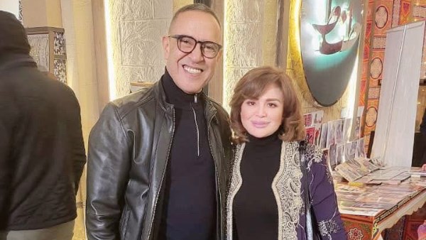 الهام شاهين وأشرف عبد الباقي