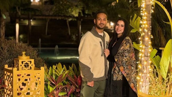 وليد سليمان وزوجته