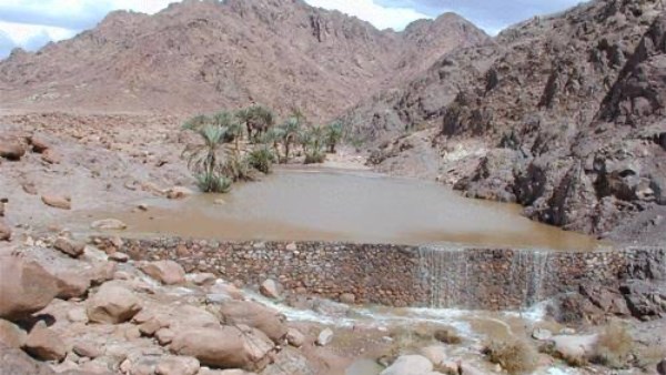 سيول في جنوب سيناء 