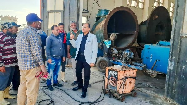 متابعة المناسيب بالمصارف الزراعية 