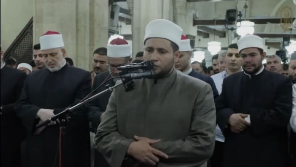 الشيخ إبراهيم البهنجاوي إمام القبلة بالجامع الأزهر