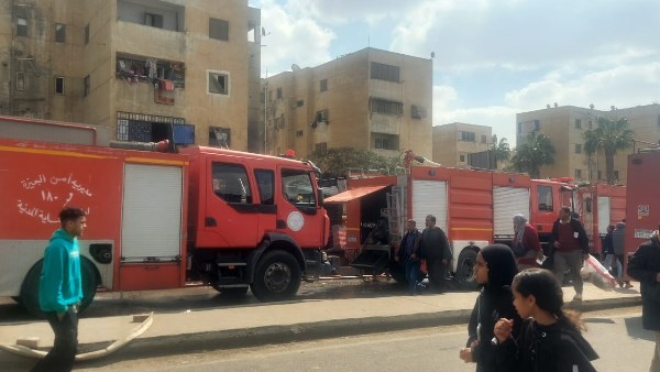 جانب من الحريق 