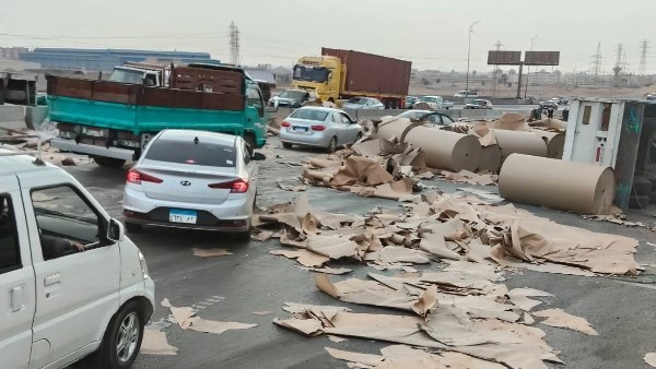 آثار الحادث 