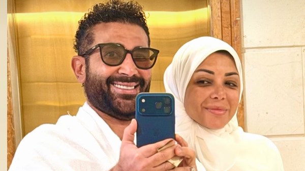 احمد سعد وزوجته