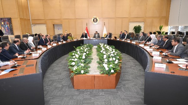 المهندس خالد هاشم وزير الصناعة يعقد اجتماعًا موسعًا مع وزير الاستثمار والتجارة الخارجية، ووزير المالية