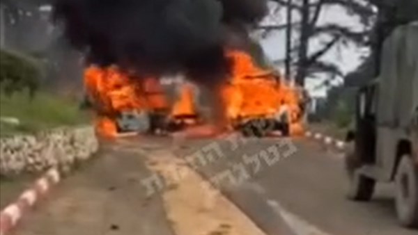 جانب من الحادث 