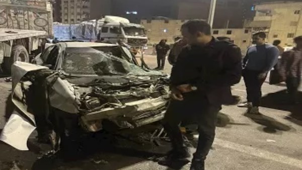 ثلاث إصابات في حادث تصادم بالدائري