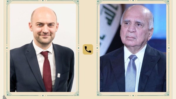 وزير الخارجية العراقي يدعو الدول الأوربية للضغط باتجاه وقف الحرب وتهدئة الأوضاع