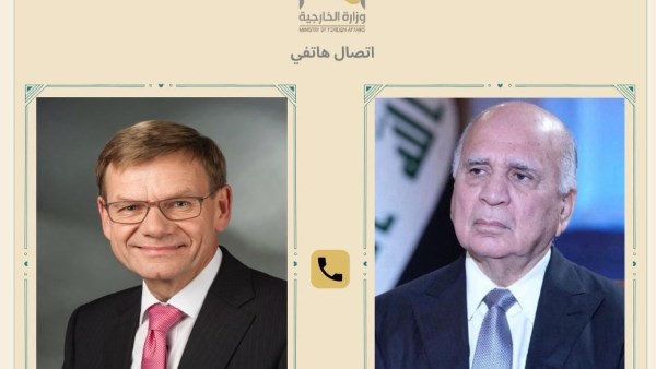وزير الخارجية العراقي يؤكد أهمية أن تلعب أوروبا دورًا رئيسيًا في جهود إنهاء التصعيد