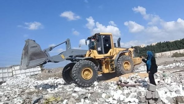 إزالة تعديات على أراضي الدولة وبناء عشوائي مخالف بالإسكندرية