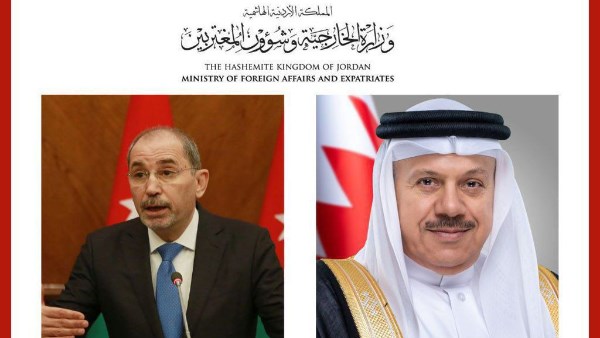 الأردن والبحرين يؤكدان تضامنهما المشترك في مواجهة الاعتداءات الإيرانية