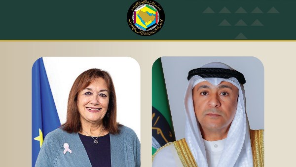 أمين" التعاون الخليجي" و المفوضة الأوروبية للبحر المتوسط يناقشان الإعتداءات الإيرانية وضرورة الوقف الفوري لها