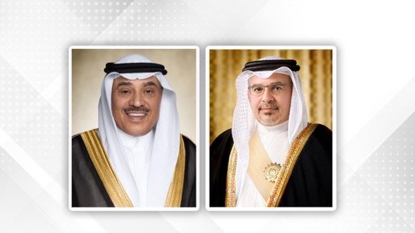 ولي عهد البحرين يؤكد لنظيره الكويتي تضامن المملكة مع الكويت في حماية أمنها