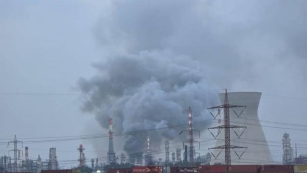 تدمير محطة الكهرباء في حيفا