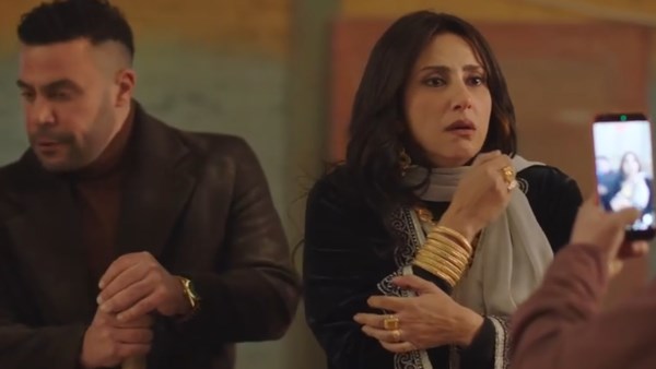 حنان مطاوع ومحمد عادل إمام 