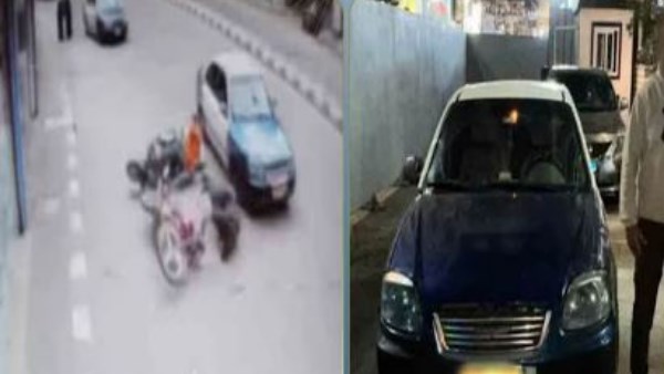 بعد هروبه.. القبض على سائق تاكسي اصطدم بدراجتين ناريتين في الغربية