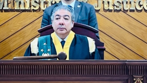 المستشار سامح عبد الحكم رئيس المحكمة 