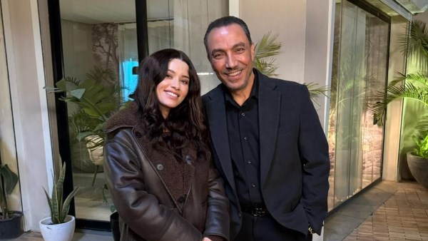 سينتيا خليفة تنشر صور كواليس فرصة أخيرة مع طارق لطفي بآخر أسبوع تصوير برمضان