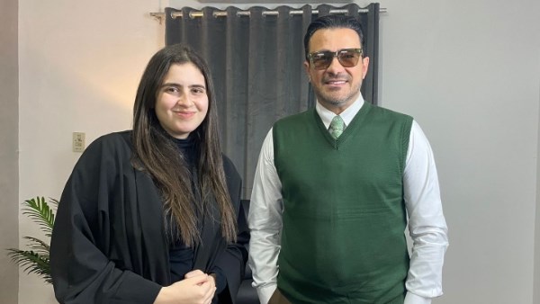 النجم محمد رجب مع أوركيد سامي 