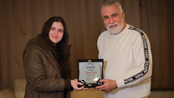 النجم طارق الدسوقي مع أوركيد سامي 