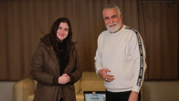 النجم طارق الدسوقي مع أوركيد سامي 